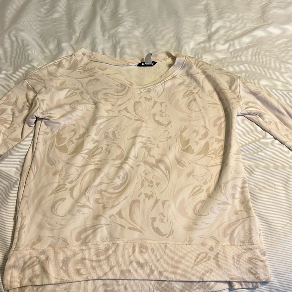 Ladies Athletic Crew Top Size M